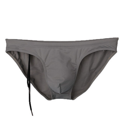 BRAVE PERSON Costume de baie pentru bărbați, din nailon, cu siruri solide, cu design pentru plajă. Bikini de înot pentru bărbați.