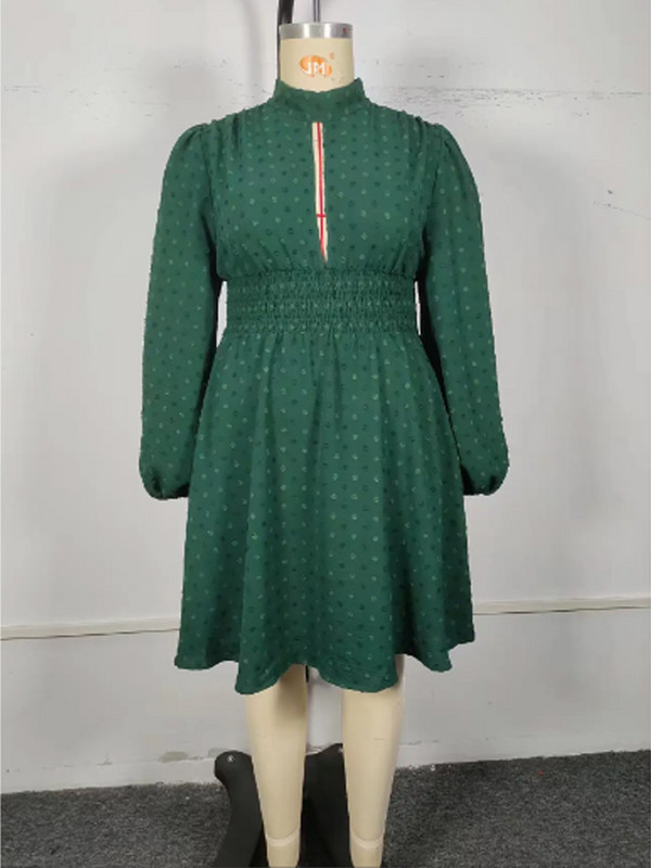 GIBSIE liela izmēra Šveices izgriezuma kleita ar izgriezumu ar izgriezumu sievietēm 2024. gada pavasara vasarā Boho ar garām piedurknēm elastīgas jostasvietas īsās A līnijas kleitas