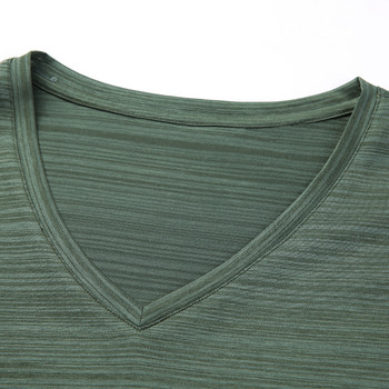 Ανδρικά μπλουζάκια μονόχρωμα μονόχρωμα 2023 Μπλουζάκια με μονόχρωμο λαιμό 2023 Μπλουζάκια καλοκαιρινής κορυφαίας κατηγορίας κοντομάνικα μπλουζάκια Ανδρικά ρούχα