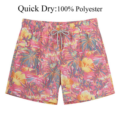 SURFCUZ férfi úszónadrág Quick Dry Beach Board Shorts hálós béléssel és zsebekkel Nyári szörfözés úszónadrágok Férfi fürdőruha