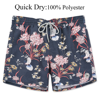 SURFCUZ férfi úszónadrág Quick Dry Beach Board Shorts hálós béléssel és zsebekkel Nyári szörfözés úszónadrágok Férfi fürdőruha