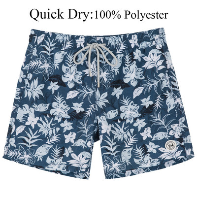 SURFCUZ férfi úszónadrág Quick Dry Beach Board Shorts hálós béléssel és zsebekkel Nyári szörfözés úszónadrágok Férfi fürdőruha