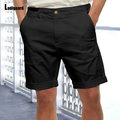 Balti tumši tumši kokvilnas lina šorti Vīriešu modes rāvējslēdzēja kabatas īsās bikses Vīriešu ielas apģērbs 2024 Stilīgi vienkāršība Ikdienas pludmales šorti