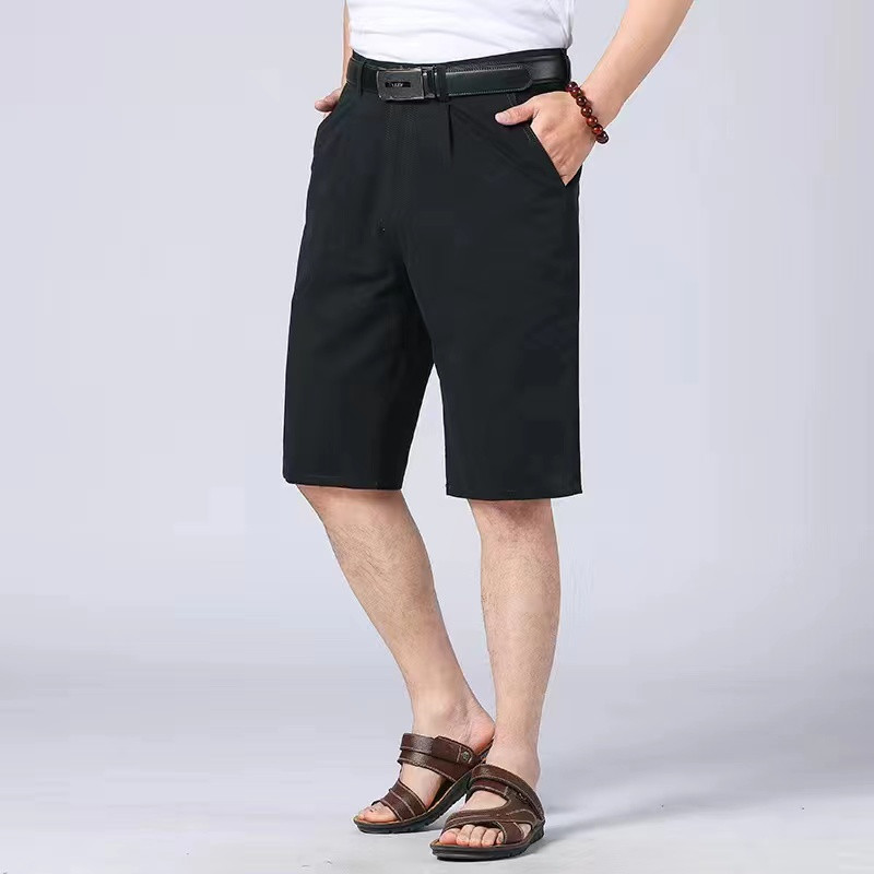MRMT 2024 márkájú férfi rövidnadrágok középkorúak és idősek pamut, hétpontos nadrágok férfi rövidnadrágok, magas derekú, bő, kényelmes rövidnadrágok