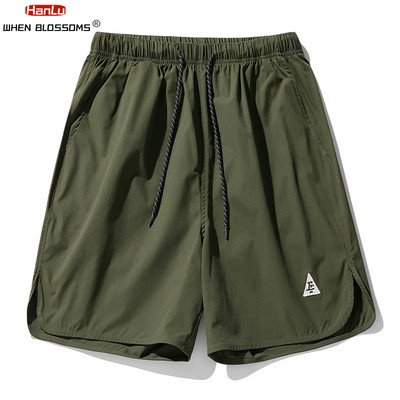 Ljetne modne sportske biciklističke kratke hlače 2024. Muške kratke hlače s vezom Modne korejske ulične hlače s elastičnim strukom Ležerne kratke hlače Muške hlače