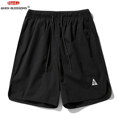 Ljetne modne sportske biciklističke kratke hlače 2024. Muške kratke hlače s vezom Modne korejske ulične hlače s elastičnim strukom Ležerne kratke hlače Muške hlače