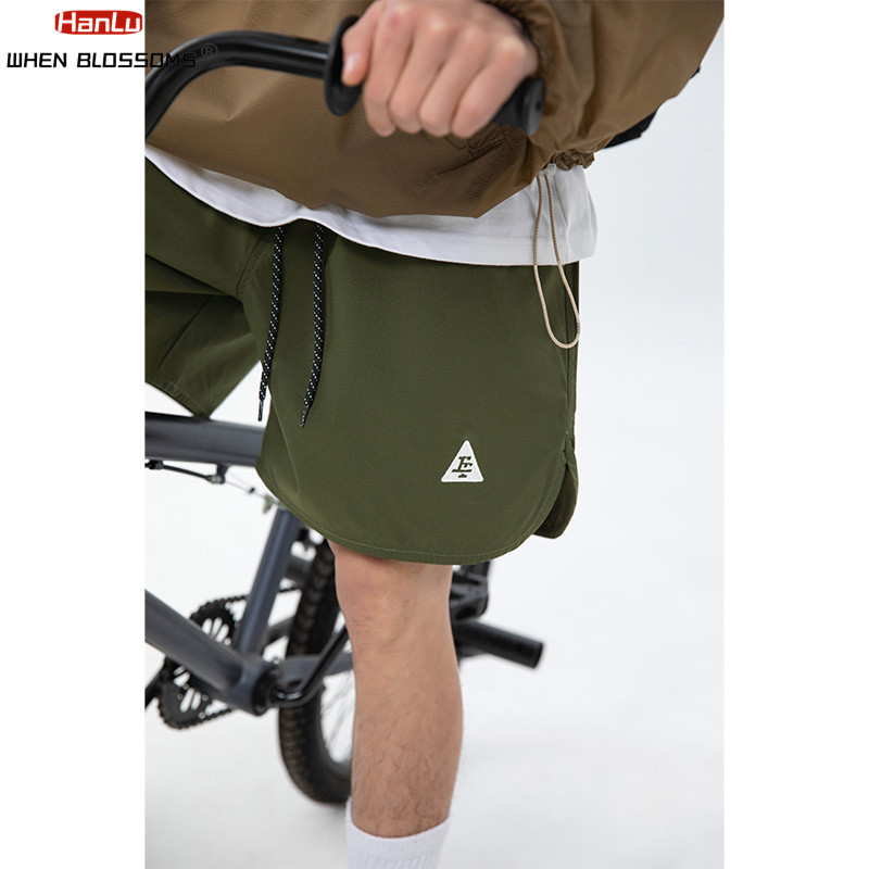 Ljetne modne sportske biciklističke kratke hlače 2024. Muške kratke hlače s vezom Modne korejske ulične hlače s elastičnim strukom Ležerne kratke hlače Muške hlače