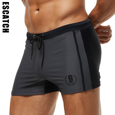 Escatch Hot Swimwear Meeste Hingavad Meeste Ujumiskostüümid Rannapüksid Bokserid Sunga Ujumiskostüümid Maillot De Bain padjaga