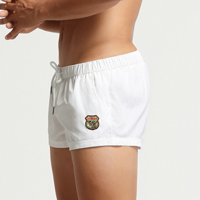 Seobean Swimwear Vyriški maudymosi šortai su tinkliniu pamušalu, maudymosi kelnaitės vyrams Seksualus trumpas paplūdimio maudymosi kostiumėlis, labai karštas