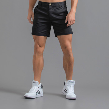 Мъжки ежедневни къси панталони 2024 Summer Slim Fit Секси къси панталони за голф Плътен цвят Чист памук Водоустойчиви износоустойчиви шорти Cargo Мъжки