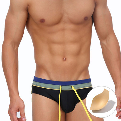 Férfi úszónadrág szexi úszóháromszög rövid nyári vízisport strandnadrág fürdőruha fürdőruha szexi férfi fürdőruha szörfözés