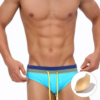 Férfi úszónadrág szexi úszóháromszög rövid nyári vízisport strandnadrág fürdőruha fürdőruha szexi férfi fürdőruha szörfözés