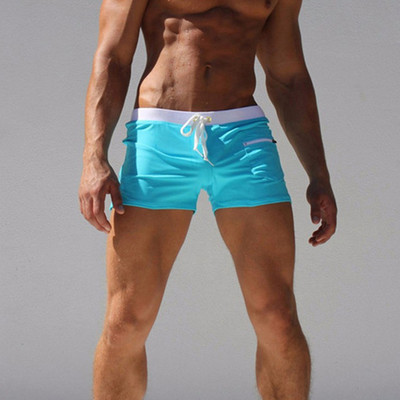 Fürdőruha Férfi Rövidnadrágok Tornatermi Rövid Gyorsan száradó úszónadrágok Tavaszi strandruha fürdőruha Nyári Rash-Guard Sport Surf