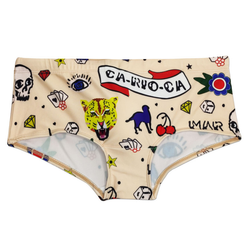 Zīmola UXH vīriešu peldkostīmi ar atspiešanas stumbriem Boxer Hi-Q Sexy vīriešu elpojošs peldkostīms Speed Matching Pludmales šorti sunga