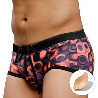 Vīriešu peldbikses seksīgas peldēšanas īsas ūdens sporta bikses pludmales bikses peldkostīms brūns peldkostīms seksīgs vīriešu uzvalks sērfošanas peldkostīms