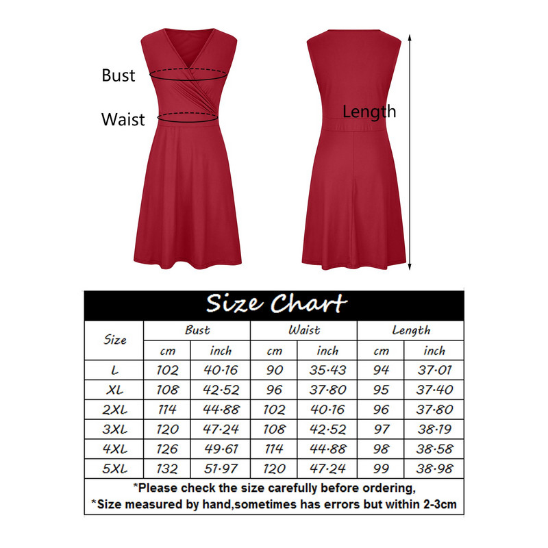 Plus veličina 5XL ljetna haljina za žene Plava seksi V izrez bez rukava Midi haljine za svečane prilike Ženska uredska večernja haljina