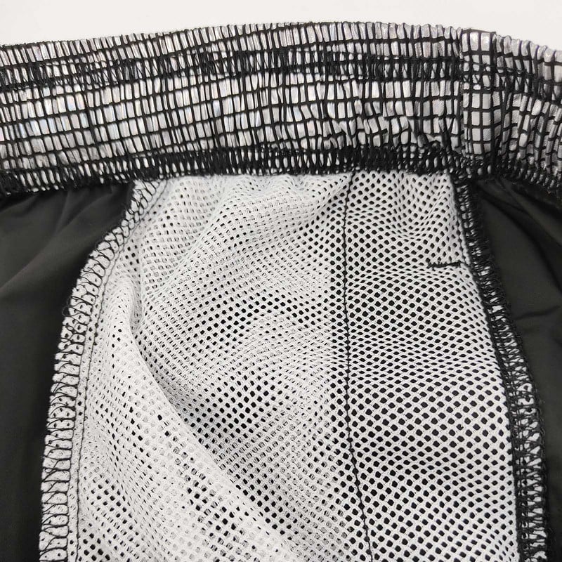 150g Férfi Nyári Strand rövidnadrág Nagy méretű csillogó úszó boxer alsónadrág 100% poliészter tömör kockás string board short