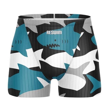 Нов мъжки Swim Jammer Атлетичен тренировъчен бански Плажен чорапогащник Шорти UV защита Бански костюми Бански гащи Летни панталони за бягане
