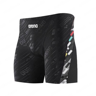 Új férfi úszó Jammer atlétikai edző fürdőruha Strandharisnya Rövidnadrág UV védelem Fürdőruha Úszónadrág Nyári futónadrág