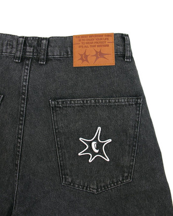 Y2k Shorts Hip Hop Denim Gym Shorts Мъжки дамски 2023 Лято Нови модни Harajuku Ежедневни пънк рок готически мъжки баскетболни шорти