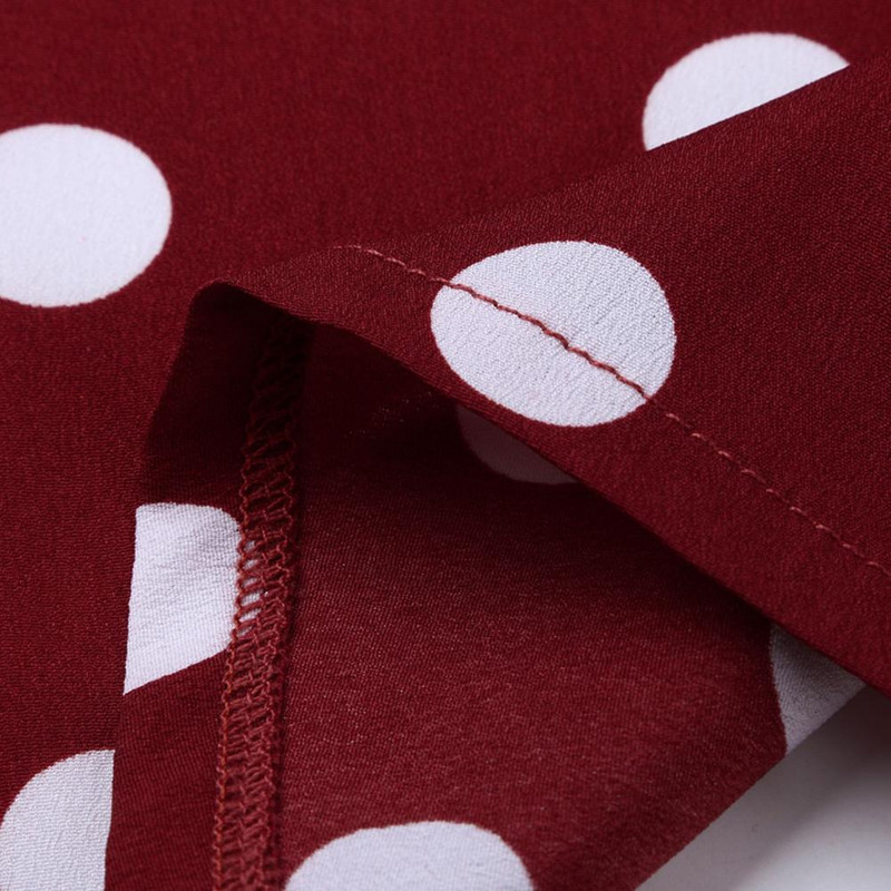 Rochie de mărime mare pentru femei, cu imprimeu cu buline, cu decolteu în V, vară, cu un singur piept, fără mâneci, cu tiv mare, платье женское rochie de femeie