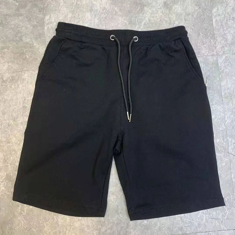 40KG-100KG Vară Nou 100% bumbac moale Bărbați Talie cu șnur Negru Alb Galben Roz Pantaloni scurți casual 4XL 5XL