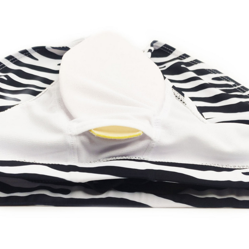 Férfi úszónadrág szexi úszó rövid vízisport strandnadrág fürdőruha Zebra mintás fürdőruha Szexi férfi öltöny szörfözés úszóruha