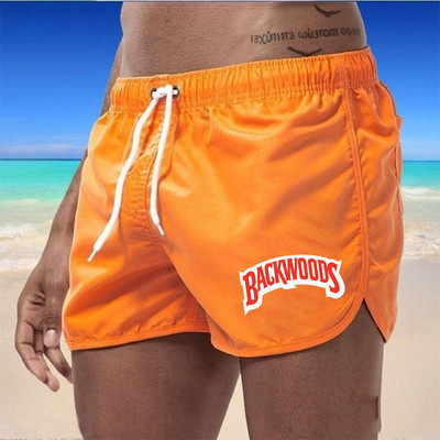 Vīriešu pludmales čemodāni vasaras peldēšanai vingrošanas bikses Ātri žūstošas peldēšanas Homme Surf Ventilate Savelkamās aukliņas Modes Ikdienas Short 2024