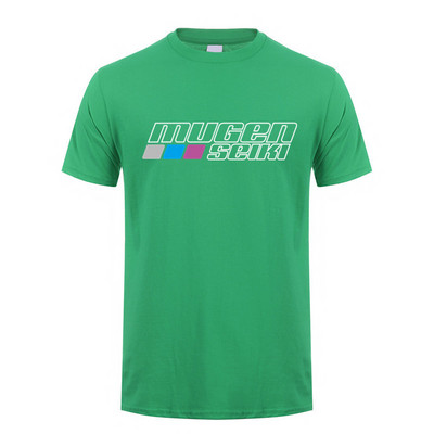 Mugen Seiki T krekli Vīriešu unisex gadījuma vasaras īsām piedurknēm Vīriešu forši kokvilnas Tkrekli Topi T-krekli