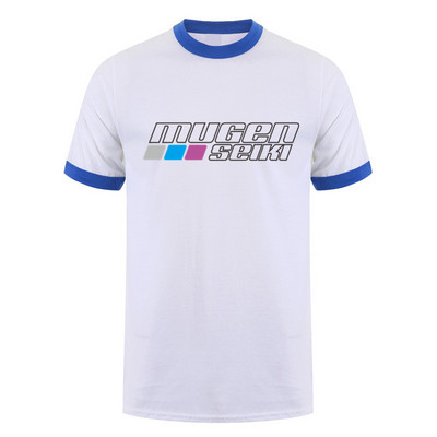 Mugen Seiki T krekli Vīriešu unisex gadījuma vasaras īsām piedurknēm Vīriešu forši kokvilnas Tkrekli Topi T-krekli