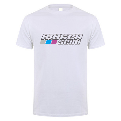 Mugen Seiki T krekli Vīriešu unisex gadījuma vasaras īsām piedurknēm Vīriešu forši kokvilnas Tkrekli Topi T-krekli