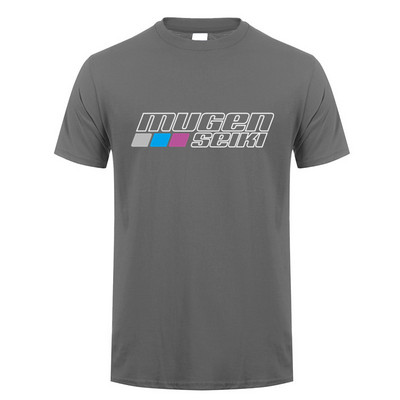 Mugen Seiki T krekli Vīriešu unisex gadījuma vasaras īsām piedurknēm Vīriešu forši kokvilnas Tkrekli Topi T-krekli