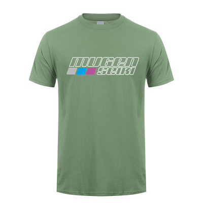 Mugen Seiki T krekli Vīriešu unisex gadījuma vasaras īsām piedurknēm Vīriešu forši kokvilnas Tkrekli Topi T-krekli