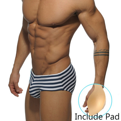 superbody Kaubamärk Striped seksikad ujumisriided Kuum müüa ujumispüksid Meeste poksijad Ranna ujumisriided mugavad siledad püksid