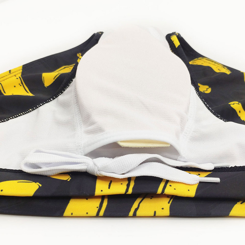 Meeste valged ujumispüksid Seksikad ujumispüksid, trükitud mood Suvine ujumine Sport Rannapüksid Ujumisriided Ülikond Surfing