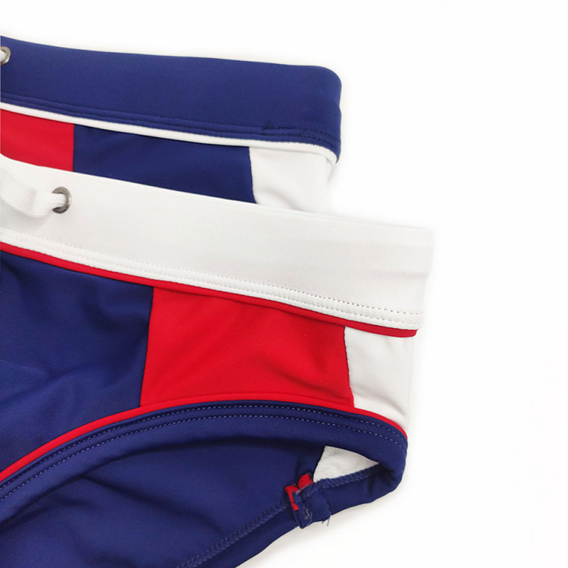 Vīriešu peldbikses, seksīgas peldēšanas trīsstūris, īss vasaras ūdens sporta veids, pludmales bikses, peldkostīms, peldkostīms, seksīgs vīriešu peldkostīms sērfošana