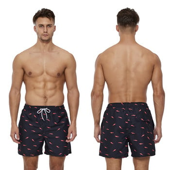 Escatch Hot Sale 2024 Плувни шорти Мъжки полиестерни модни дишащи мрежести подплати Плажни големи размери Спортни мъжки бански костюми за бягане