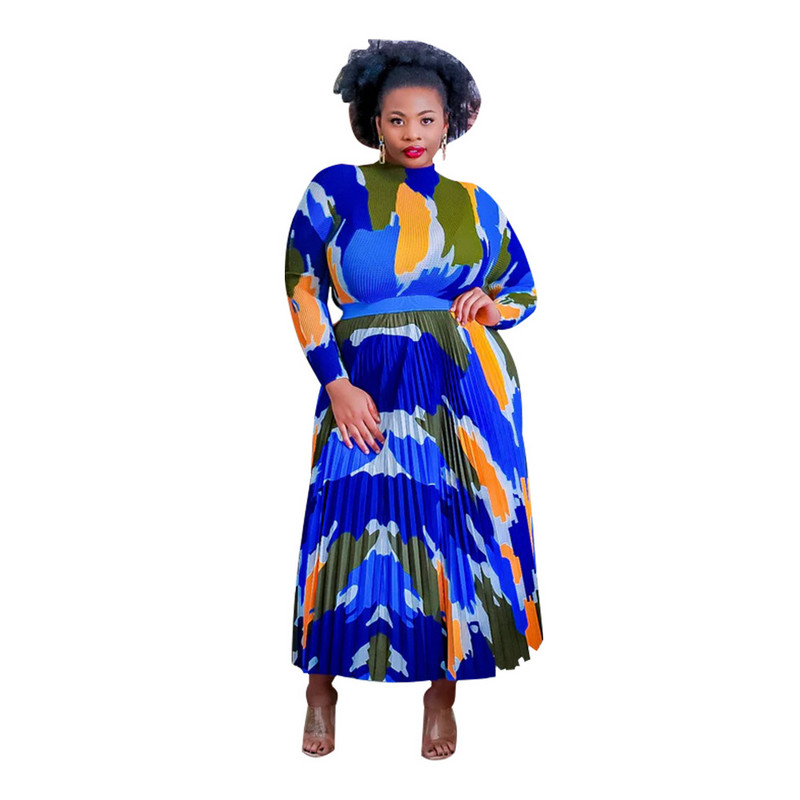 Āfrikas apģērbi sievietēm, 2 daļīgie komplekti, kroku svārki, tērpi Āfrikas apģērbi, dašiki kāzu ballīte, tradicionāls halāts, Ankaras tērpi