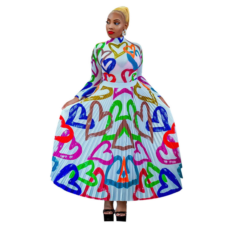 Āfrikas apģērbi sievietēm, 2 daļīgie komplekti, kroku svārki, tērpi Āfrikas apģērbi, dašiki kāzu ballīte, tradicionāls halāts, Ankaras tērpi