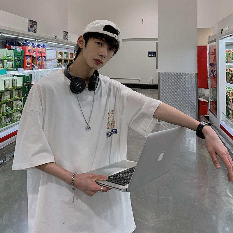 Privathinker Cat Cartoon Graphic Tricou bărbați Casual Baggy Tricou cu mânecă scurtă Tricou supradimensionat în stil japonez Îmbrăcăminte pentru bărbați