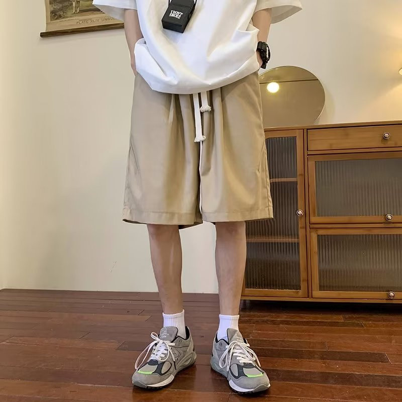 Jauni vīriešu pilsētas zēnu modes šorti Vasaras vienkrāsaini taisni Īsas bikses Streetwear Short Gym Hombre y2k bermuda masculina