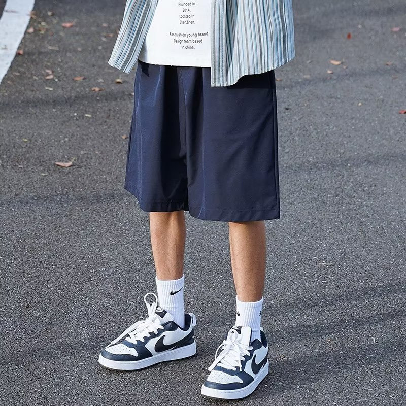 Jauni vīriešu pilsētas zēnu modes šorti Vasaras vienkrāsaini taisni Īsas bikses Streetwear Short Gym Hombre y2k bermuda masculina