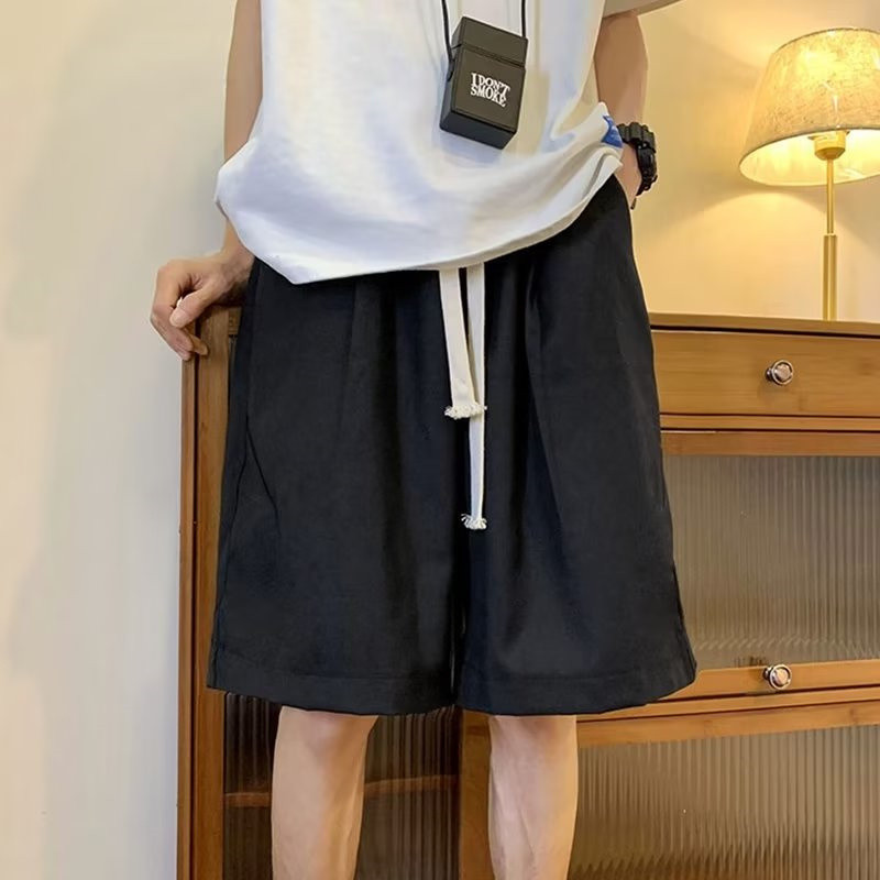 Jauni vīriešu pilsētas zēnu modes šorti Vasaras vienkrāsaini taisni Īsas bikses Streetwear Short Gym Hombre y2k bermuda masculina