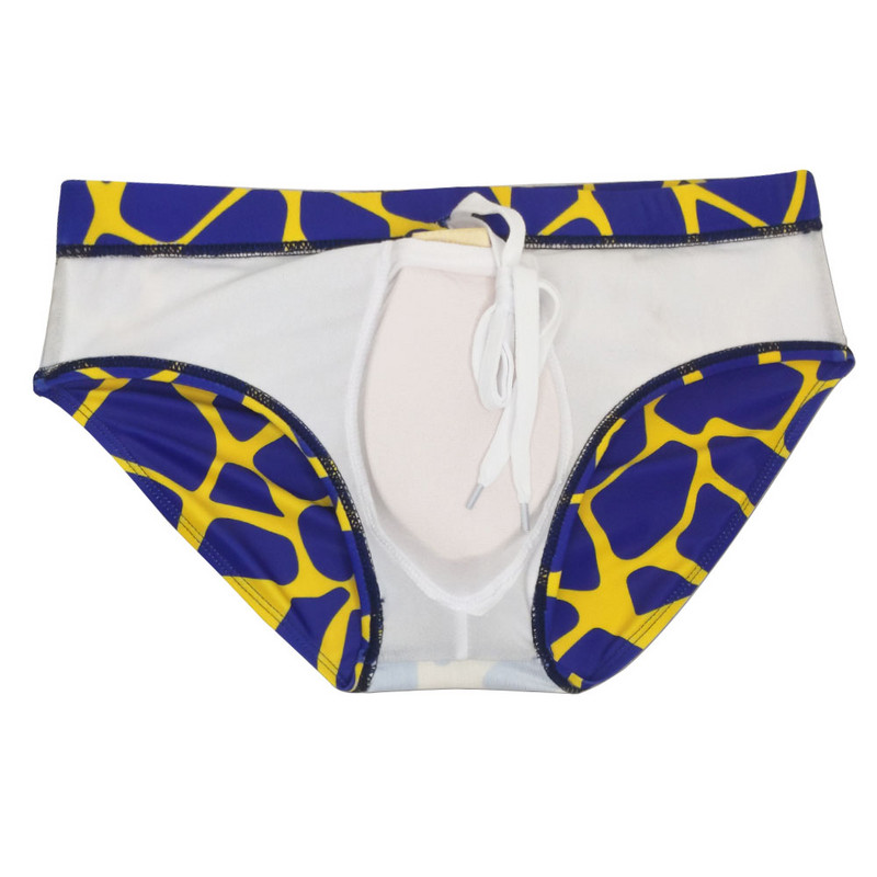 Férfi úszónadrág Szexi úszónadrág rövid vízisport strandnadrág fürdőruha fürdőruha Szexi férfi öltöny szörfözés úszóruha Szarvas minta