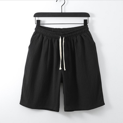 vyriški dideli šortai plius dydis 15XL 12XL 14XL 9XL vasarinis linas didelis tamprus sportinis laisvas 56 58 60 juodas Didelio dydžio šortai 200KG