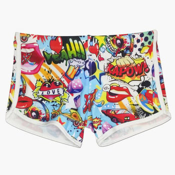 Мъжки бански костюми Модни анимационни шорти за плуване Бързосъхнещи бански костюми Плажни бански гащета Спорт Сърф Jammer Бани Плажно облекло