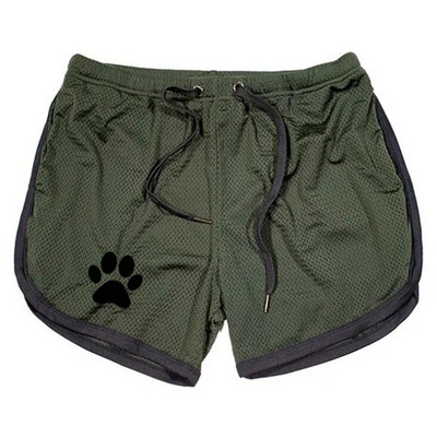 Vīriešu vasaras jauni fitnesa šorti Modes kompresijas Ātri žūstoši sporta zāles Kultūrisms Skriešanas šorti Slim fit apģērbs Sporta bikses