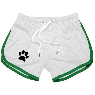 Vīriešu vasaras jauni fitnesa šorti Modes kompresijas Ātri žūstoši sporta zāles Kultūrisms Skriešanas šorti Slim fit apģērbs Sporta bikses