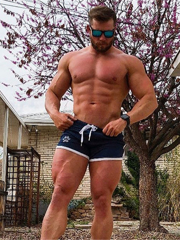 Vīriešu vasaras jauni fitnesa šorti Modes kompresijas Ātri žūstoši sporta zāles Kultūrisms Skriešanas šorti Slim fit apģērbs Sporta bikses