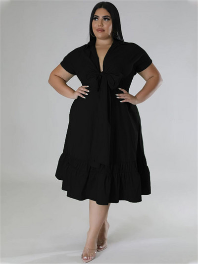 „Wmstar“ didelio dydžio suknelės moterims Vasaros tvarsčiu peteliškės, su kaklo raukiniais, elegantiška nauja didmeninė suknelė, didmeninė prekyba